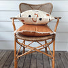 Cushion Cover-Coastal Fringe-Solid Rust-60cm x 60cm