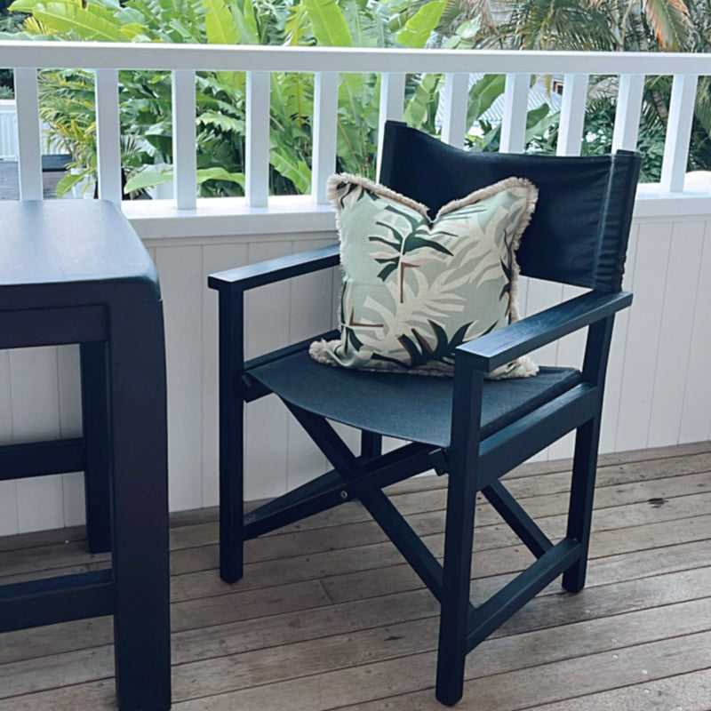 Cushion Cover-Coastal Fringe-Alfresco Sage-45cm x 45cm