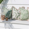Cushion Cover-With Piping-Cabana Palms Sage-45cm x 45cm