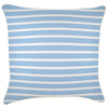 Cushion Cover-With Piping-Hampton Stripe Pale Blue-60cm x 60cm
