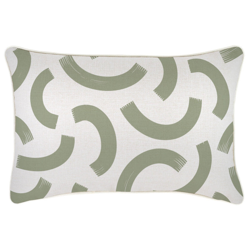 Cushion Cover-With Piping-Muse Sage-35cm x 50cm