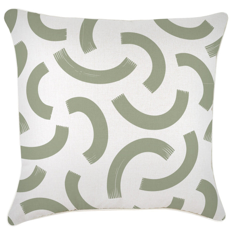 Cushion Cover-With Piping-Muse Sage-60cm x 60cm