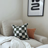 Cushion Cover-With Piping-Check Palm Kale-45cm x 45cm