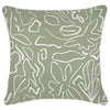 Cushion Cover-With Piping-Playa Sage-45cm x 45cm