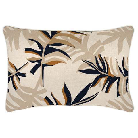 Cushion Cover-Coastal Fringe Natural-Coastal Coral Beige-35cm x 50cm