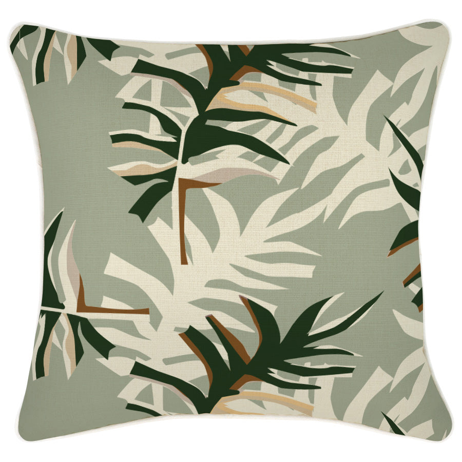 Cushion Cover-With Piping-Alfresco Sage-45cm x 45cm