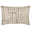 Cushion Cover-With Piping-Maze Taupe-35cm x 50cm