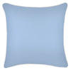 Cushion Cover-With Piping-Solid Blue White-45cm x 45cm