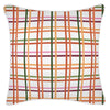 Cushion Cover-With Piping-Colour Mesh White-45cm x 45cm