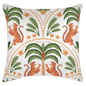 Cushion Cover-With Piping-Tiger Tree White-60cm x 60cm