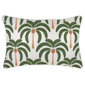 Cushion Cover-With Piping-Costa Del Sol White-35cm x 50cm