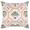 Cushion Cover-With Piping-Palm Mosaic White-60cm x 60cm