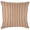 Cushion Cover-With Piping-Candy Stripe Rust-60cm x 60cm