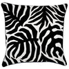 Cushion Cover-With Black Piping-Casa Palms Black-60cm x 60cm