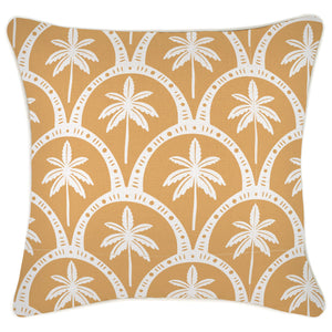 Cushion Cover-With Piping-Corfu Mustard-45cm x 45cm