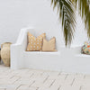 Cushion Cover-With Piping-Corfu Mustard-60cm x 60cm