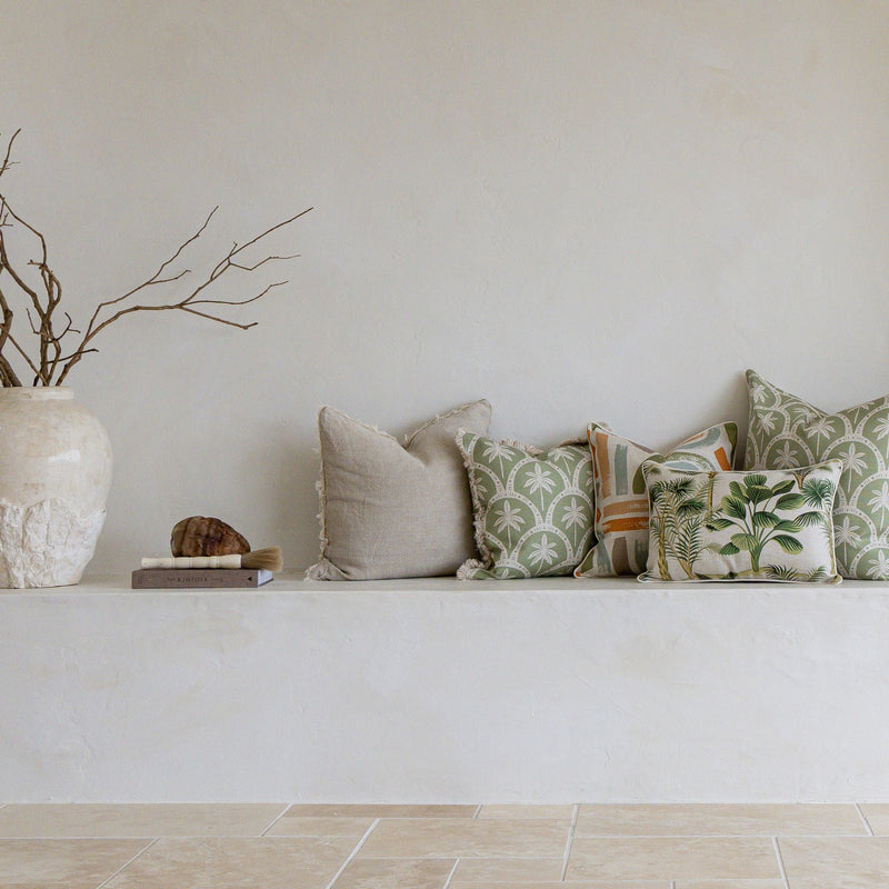 Cushion Cover-With Piping-Corfu Sage-60cm x 60cm