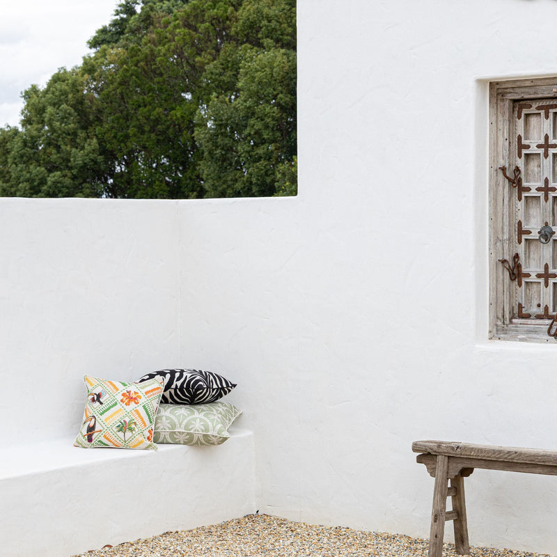 Cushion Cover-With Piping-Corfu Sage-60cm x 60cm