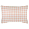 Cushion Cover-Coastal Fringe-Ginglam Peach-45cm x 45cm