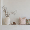 Cushion Cover-With Piping-Ginglam Peach-60cm x 60cm
