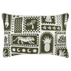 Cushion Cover-With Piping-Naxos Eucalyptus-35cm x 50cm