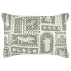 Cushion Cover-With Piping-Naxos Sage-35cm x 50cm