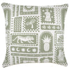 Cushion Cover-With Piping-Naxos Sage-60cm x 60cm