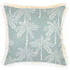 Cushion Cover-Coastal Fringe-Tahiti Seafoam-45cm x 45cm