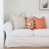 Cushion Cover-Coastal Fringe-Muse Burnt Orange-45cm x 45cm