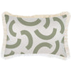 Cushion Cover-Coastal Fringe-Muse Sage-35cm x 50cm