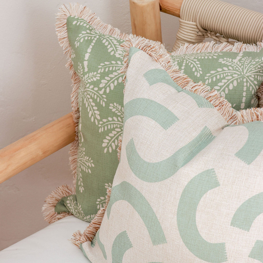 Cushion Cover-With Piping-Muse Seafoam-60cm x 60cm