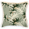 Cushion Cover-Coastal Fringe-Alfresco Sage-60cm x 60cm