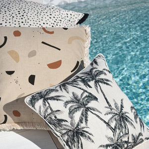 Cushion Cover-Coastal Fringe-Elements-60cm x 60cm