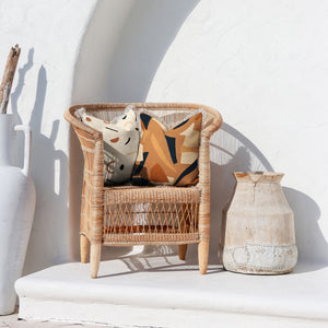 Cushion Cover-Coastal Fringe-Emporio-60cm x 60cm