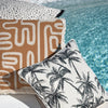 Cushion Cover-Coastal Fringe-Maze Rust-60cm x 60cm
