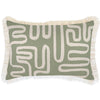 Cushion Cover-Coastal Fringe-Maze Sage-35cm x 50cm