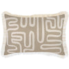 Cushion Cover-Coastal Fringe-Maze Taupe-35cm x 50cm