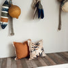 Cushion Cover-Coastal Fringe-Solid Rust-45cm x 45cm