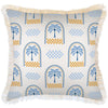 Cushion Cover-Coastal Fringe-Marrakech White-60cm x 60cm