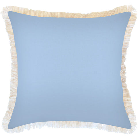 Cushion Cover-Coastal Fringe Deck-Stripe-Beige-45cm x 45cm