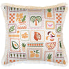 Cushion Cover-Coastal Fringe-Fruit Salad White-60cm x 60cm