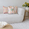 Cushion Cover-Coastal Fringe-Colour Mesh White-45cm x 45cm