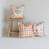 Cushion Cover-Coastal Fringe-Colour Mesh White-45cm x 45cm