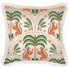 Cushion Cover-Coastal Fringe-Tiger Tree White-60cm x 60cm