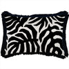 Cushion Cover-Coastal Fringe Black-Casa Palms Black-35cm x 50cm