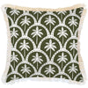 Cushion Cover-Coastal Fringe-Corfu Euclayptus-60cm x 60cm