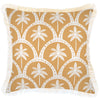 Cushion Cover-Coastal Fringe-Corfu Mustard-45cm x 45cm