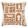 Cushion Cover-Coastal Fringe-Naxos Rust-45cm x 45cm
