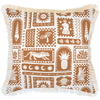 Cushion Cover-Coastal Fringe-Naxos Rust-60cm x 60cm