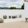 Cushion Cover-Coastal Fringe Black-Tavarua-35cm x 50cm